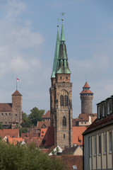 Fototapeta premium St. Sebald church Nuernberg germany