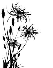 Abstract floral background