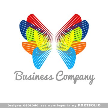 logo, illustrations, insects, vector, butterfly, animals, sign