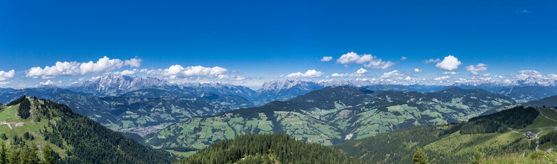 Panorama Hochk&ouml;nig und Hagengebirge
