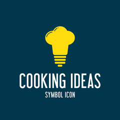 Cooking Ideas Concept Symbol Icon or Logo Template