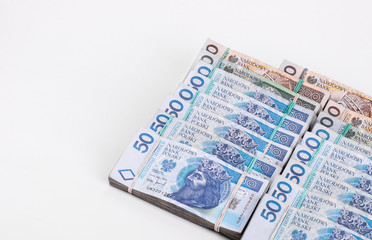 Stack of polish money