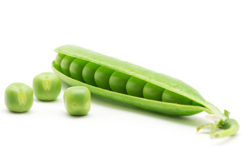 fresh green peas