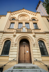 Fototapeta na wymiar Synagoga Nożyków w Warszawie