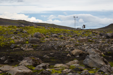 Fototapeta premium Panorama of Icelandic mountains