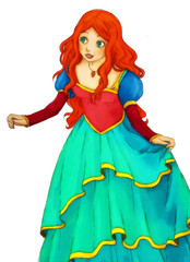 Obraz na płótnie Canvas Fairytale cartoon character - illustration for the children