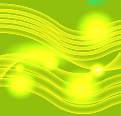 Wave line yellow background vector