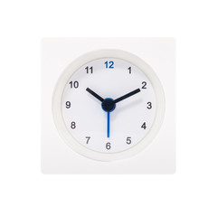 Clock isolated on white background
