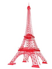 Fototapeta na wymiar 3d Eiffel Tower render