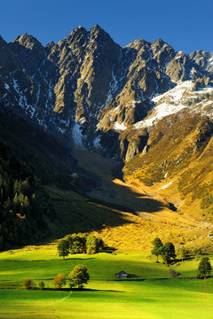 krajobraz g&oacute;rski, Szwajcaria, alpy