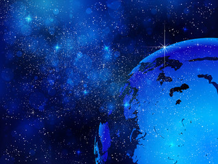 地球　宇宙　背景 © J BOY