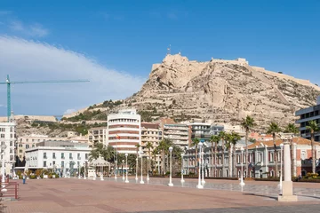 Wall murals City on the water Cityscape of Alicante