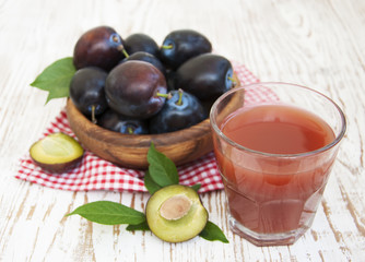Plum juice