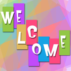 Welcome Colorful Background