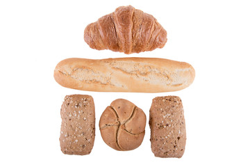 Different types of bread