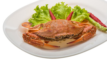 Boiled crab