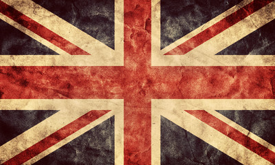 The United Kingdom grunge flag. Vintage flags collection