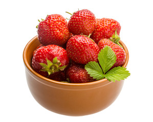 Strawberry in the bowl
