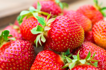 Ripe strawberry