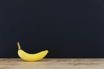 Tafel mit Banane
