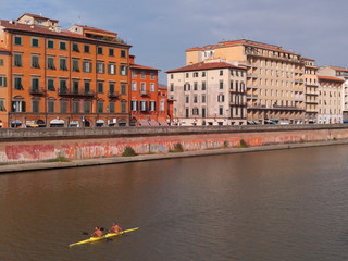 Obraz premium Canoa on the river