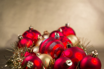 Picture of christmas christmas balls.