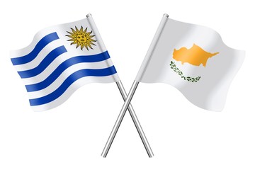 Flags : Uruguay and Cyprus