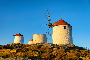 Les moulins d'Amorgos © Pat on stock
