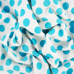 Fragment of a polka dot cloth