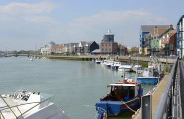 River Arun at Littlehampton. Sussex. England