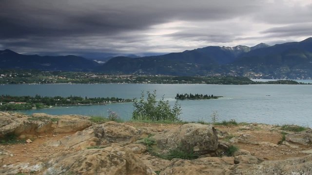 Temporale sull'isola di San Biagio