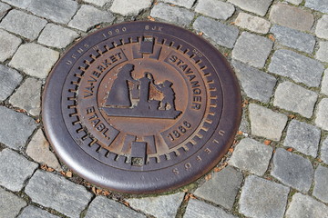 Norway, Stavanger. Old town.