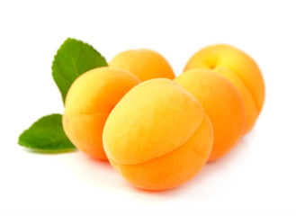 Sweet apricots fruits
