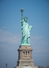 Fototapeta na wymiar new york city view detail miss liberty