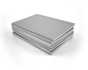 Blank bunch of magazines