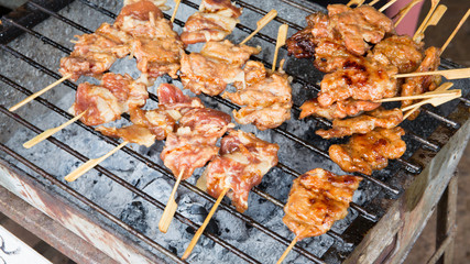 Pork skewers