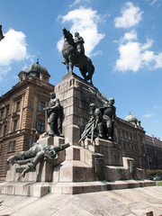 Naklejka premium Grunwald Monument in Krakow,Poland