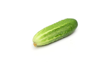 cucumber on the white background