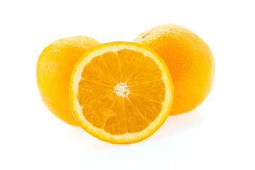 Orange isolated on white