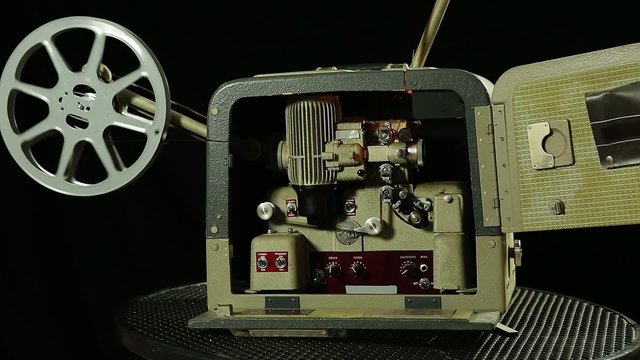 Nostalgischer Filmprojektor