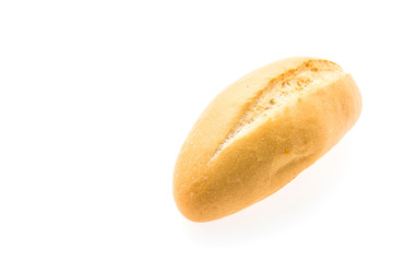 Bread isolated on white