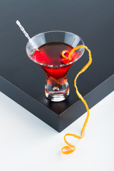 Fresh refreshing citrus cocktail