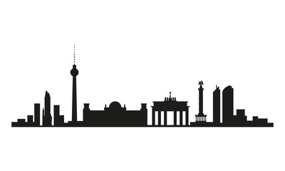 Naklejka premium Skyline Berlin