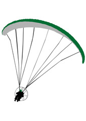parachute with a motor