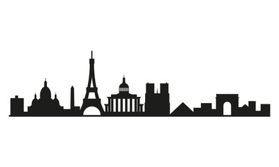 Fototapeta premium Skyline Paris