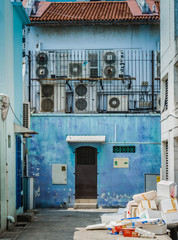 Singapur Little India Hinterhof