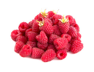 Ripe raspberries