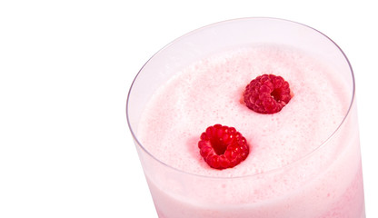 Raspberry milkshake