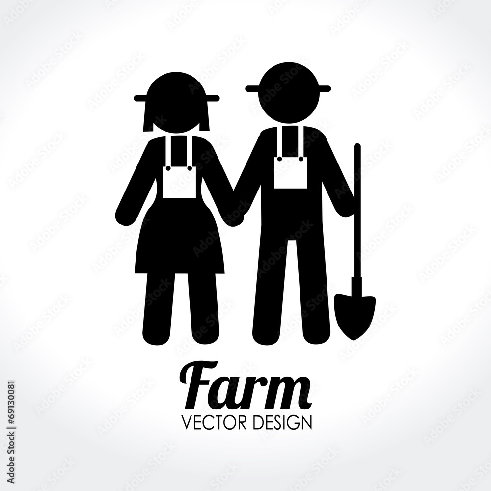 Sticker farm design