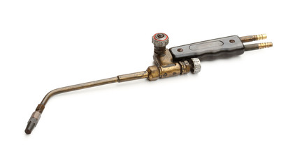 Welding torch isolated on white background